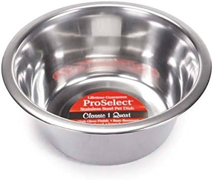 Prosselect e outros - as marcas podem variar pratos de cães em aço inoxidável a granel - acabamento espelhado