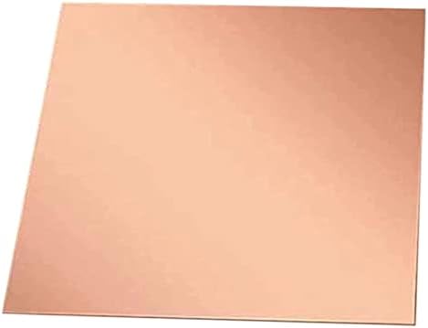 Folha de alumínio de metal de latão Metal Metal Folha de cobre Placa de cobre roxa 6 tamanhos diferentes para,