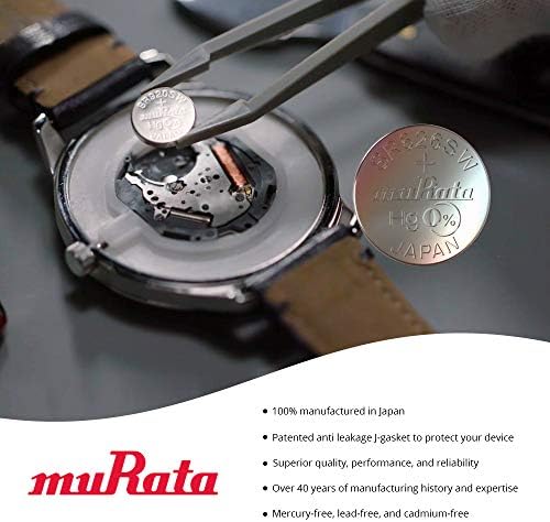 Murata 329 Bateria SR731SW 1.55V Botão de relógio de óxido de prata