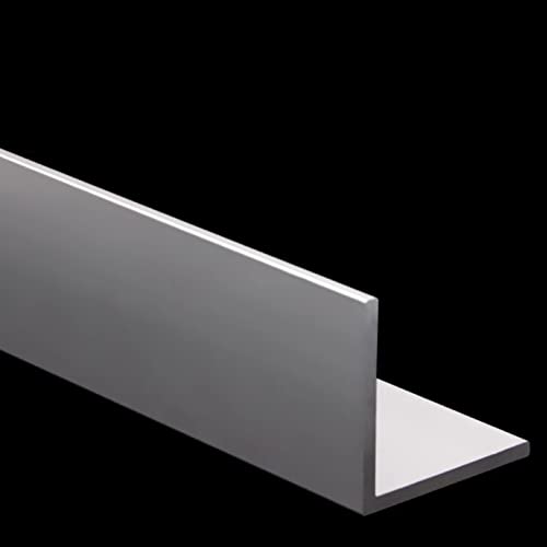 Ângulo de alumínio mssoomm 50 mm x 50 mm x 1660mm de comprimento 4 mm de espessura 4pcs, 4 pacote