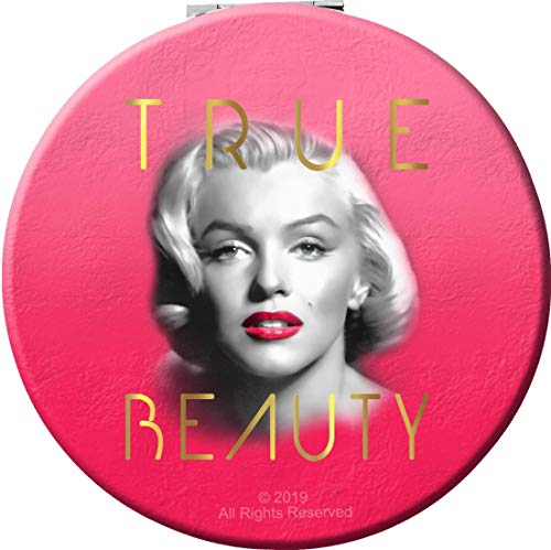 Spoontiques Marilyn Monroe Compact Mirror, rosa