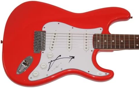 Jared Leto assinou autógrafo em tamanho real Fender Stratocaster GUITAR ELECTRIC B W/ James Spence Autenticação