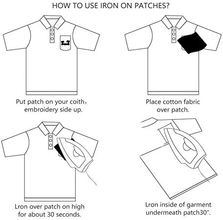 Ferro em remendos para roupas, 19 peças Ferro em remendos de anime Patches Slayer Demônio Ferro bordado