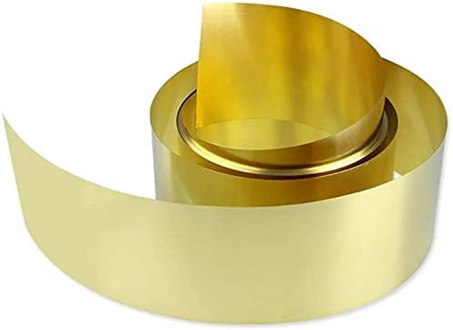 Z Criar design Placa Brass Brass Folha de folha de folha de cobre Skin Copper Metal funcionando 0,3 mm, 0,3 mm*40mm*3m