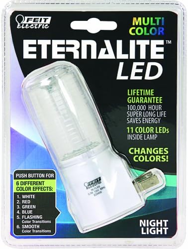 Feit Electric NL3/LED três LED Sensor Night Light Plus 3 Plug Outlet