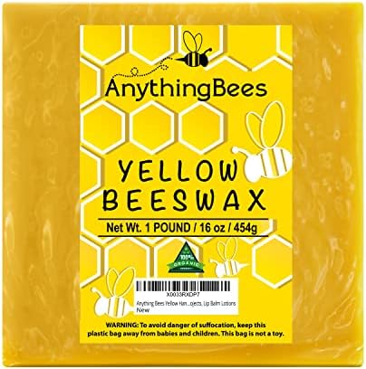Qualquer coisa de abelha feita à mão, Blocos/tijolos de cera de abelha orgânicos | Cosmético Premium Naturais