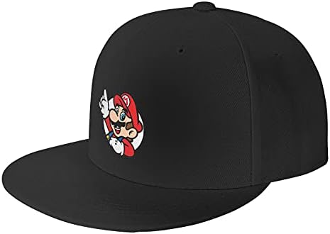 Pevnmxa plana bill snapback chapéu preto boné de beisebol fofo chapéus de caminhoneiro ajustável para homens homens