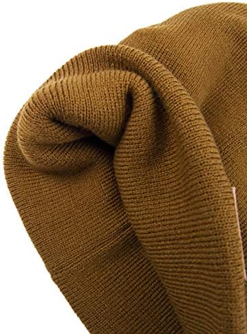 Realtree mass clima frio malha quente chapéu de gorro de inverno, bronzeado, um tamanho nós