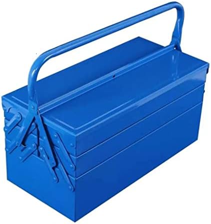 Caixa de ferramentas zcmeb ferro portátil portátil caixa dobrável caixa de ferramentas de metal