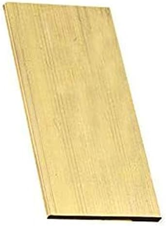 Yiwango Folha de latão quadrado barra plana lata bastão placa de cobre placa metal materiais industriais crus Experimento
