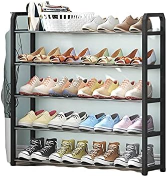 NC Rack de sapatos simples e econômico, rack de sapato de sapato empilhável, rack de sapato de armazenamento,