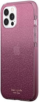 Kate Spade Defensive Hard Case para iPhone 12 Pro Max - Glitter ombre magenta