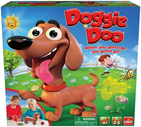 Golias novo e aprimorado Doggie Doo - Esprema a coleira cocô The Food Game, Brown, por 48 meses a 1188 meses