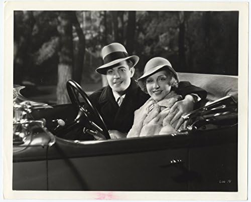 Fotografia original da MGM vintage de Ramon Novarro e Madge Evans em Huddle 8 x 10