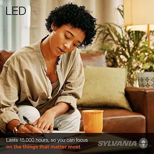 Ledvance Sylvania Ultra A19 Lâmpada LED LED, 60W equivalente, eficiente 9W, base média, diminuição, acabamento