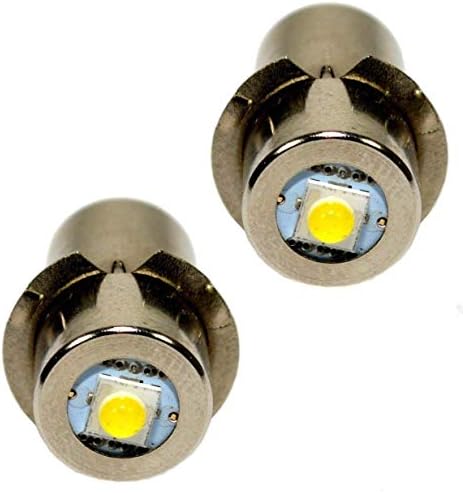 Lâmpadas LED de atualização de alto brilho HQRP 2 pacote compatíveis com Dewalt: DW908 / DW919 / DW906 / DW918