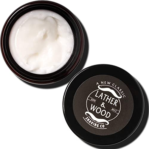 Lather & Wood Shaving Co Caffeine Restaurando creme para os olhos para homens - 'O Jar