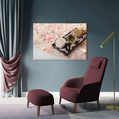 Poster de salão de beleza corporal de beleza massagem integral spa spa canvas de pintura de parede de arte