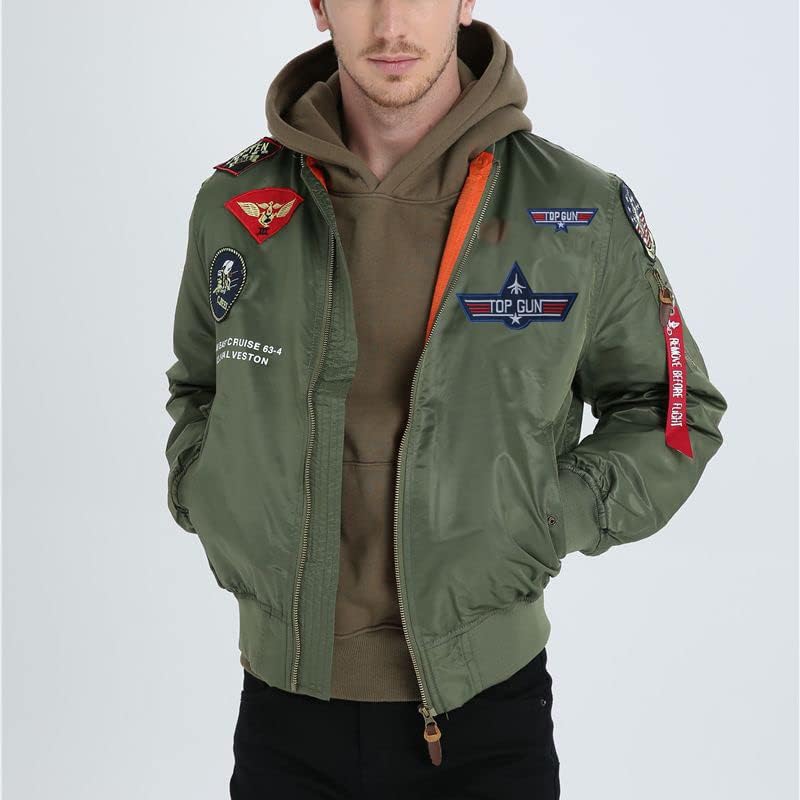 Shelcup 2pcs Top Gun Iron em patches bordados logotipo marinho logotipo costurar jaqueta de jaqueta