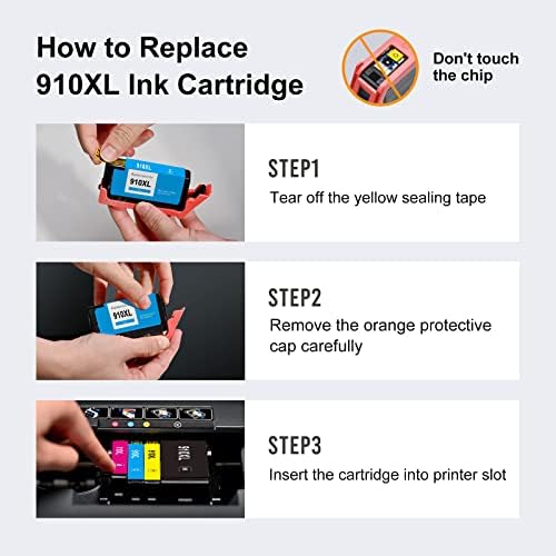 Remanufacused 910xl Ink Cartuchge Substituição para HP 910XL 910 XL HP910XL Uso com OfficeJet Pro 8020 8025 8030