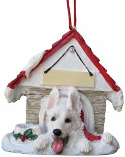 Animais de E&S 35355-75W Doghouse Ornament
