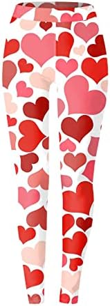 Perneiras para mulheres barriga controle butting buttless Heart Love Love Impresso Tounhas calças Comfortar