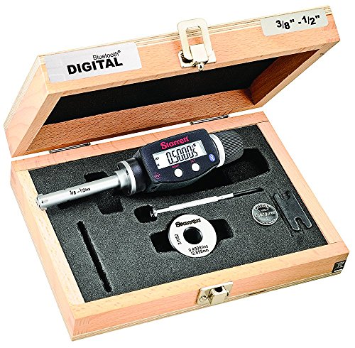 Micômetro Starrett, XT3 Digital 3/8-1/2 com BT-770BXTZ-500