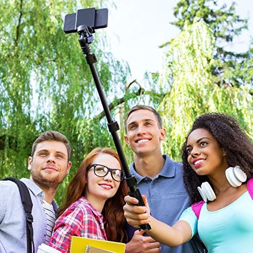 ADURO Tripé de telefone de selfie Selfie Selfie 51 Tripé de telefone celular extensível com telefone remoto sem