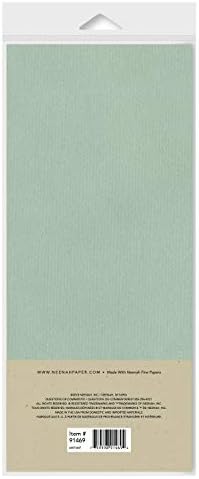 Neenah Social 10 Envelopes, 4-1/8 x 9-1/2 polegadas, 32 lb., cinza no acabamento de wove com fechamento de