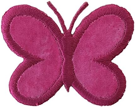 Altotux Ferro no remendo borboleta bordada em rack rosa azul púrpura de tecido de camuflagem