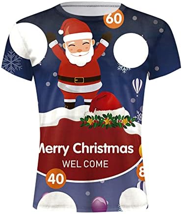 XXBR Christmas Mens Solider Soldem curta T-shirts, Funny Natal Santa Papai Noel Treino Athletic de Treino Athlético