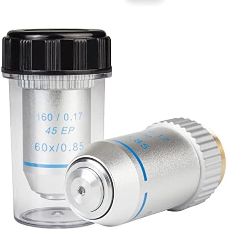 Kit de acessórios para microscópio para adultos semi -plano lente objetiva achromatic 4x 10x 40x 100x 160/0,17