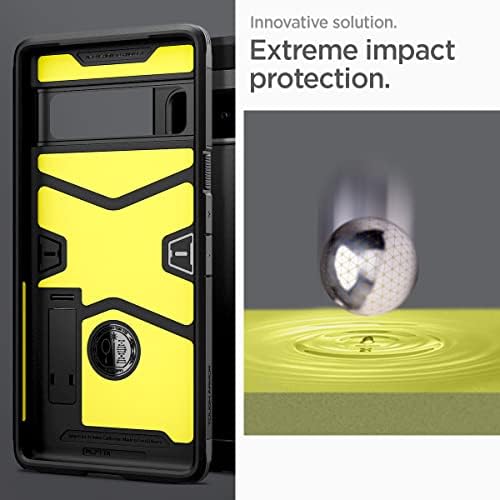 Armadura resistente da Spigen [Extreme Protection Tech] projetada para o Google Pixel 6 Pro Case - Black