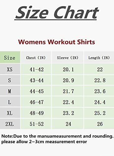 Camisas de treino para mulheres, malha de malha feminina Athletic Shirt Yoga Gym Tops Sportwear