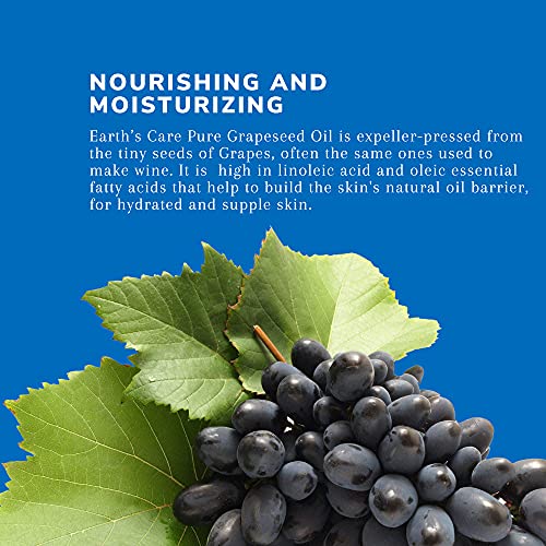 Cuidado da Terra Óleo de uva - Expelidor natural Óleo de uva prensado para a pele e cabelos - óleo corporal