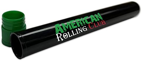 American Rolling Club Tube | 6 pacote | Porte/economia de ar para cones pré -enrolados e papéis de rolamento