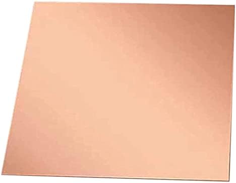 Placa Yuesfz Brass Placa de cobre Folha de cobre Placa de cobre roxa, artesanato, material artesanal, placa