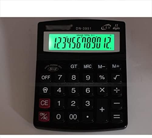 Calculadora GOOFFY calculadora de mesa do escritório Bateria de calculadora eletrônica portátil 12 dígitos