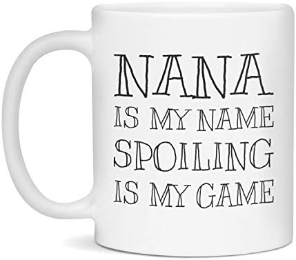 Nana é meu nome, novo bebê, primeira vez, primeiro neto, engraçado, branco de 11 onças