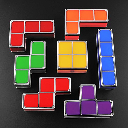 Amazing Tetris Shape Retro Game empilhável LED LUZ LUZ DE TABELA CRIATIVA DIY ~ ITEM GH8 3H-J3/G8333710