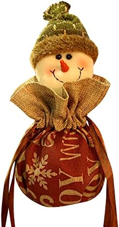 Messiyo Bolsa de Camtro de Natal Messiyo sacos de presente de tecido para favores e decorações Tortilla