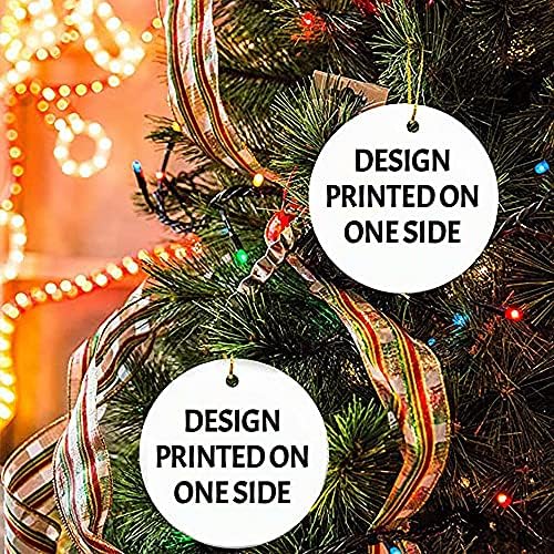 Ornamentos de árvore de Natal de Cholyme LLC - Drone engraçado Dizem 2021 enfeites de Natal, primeiro