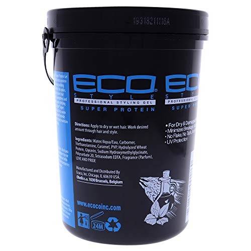 Eco Style Ecoco Gel - Super Proteína regular - fornece espetáculo de gravidade e brilho duradouro - ajuda
