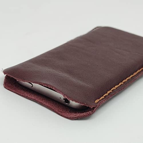 Caixa de bolsa coldre de couro colderical para LG Zone 4, capa de telefone de couro genuíno artesanal,