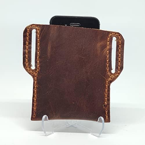 Caixa de coldre de couro holsterical para Motorola Moto E5, capa de telefone de couro genuína, estojo de