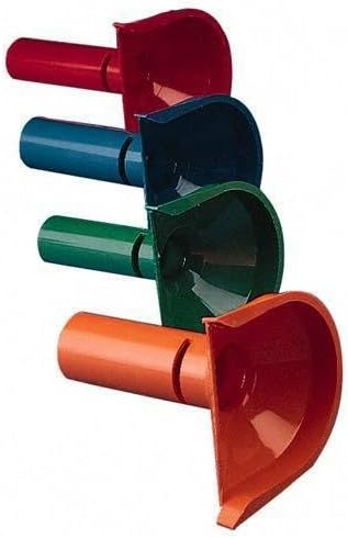 MMF Industries Classing Tubes | 4 tubos de teclas de cores | Plástico moldado durável | Cores variadas | Fácil
