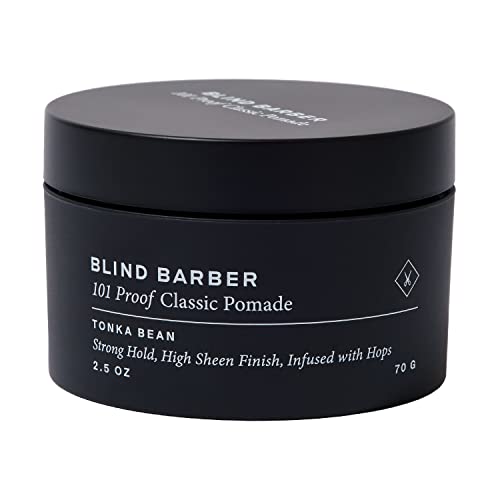 Blind Barber 101 Proof Classic Pomade - Pomada de estilo para homens - Produto de cabelo forte e maleável