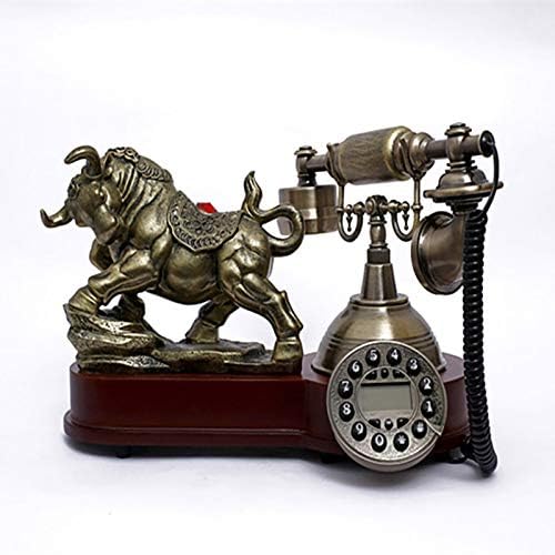 Retro Vintage Telefone Europeu Antigo Telefone Pastoral Retro Telefone Telefone Clássico Botão Forte