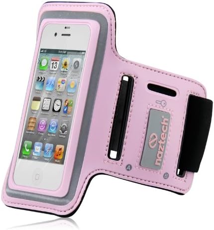 NAZTECH 11944 Caixa de braçadeira esportiva para Apple iPhone 3G/3GS/4/4s e outros PDAs - 1 pacote - Caixa