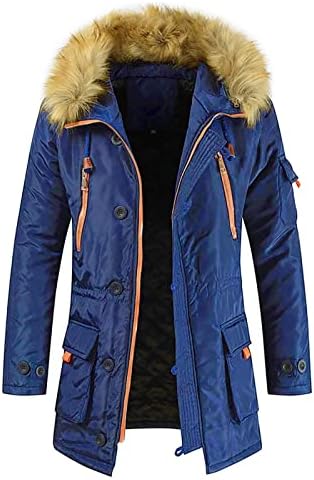 Jaquetas para homens de inverno masculino de cor sólida de pelúcia solta de casaco de algodão